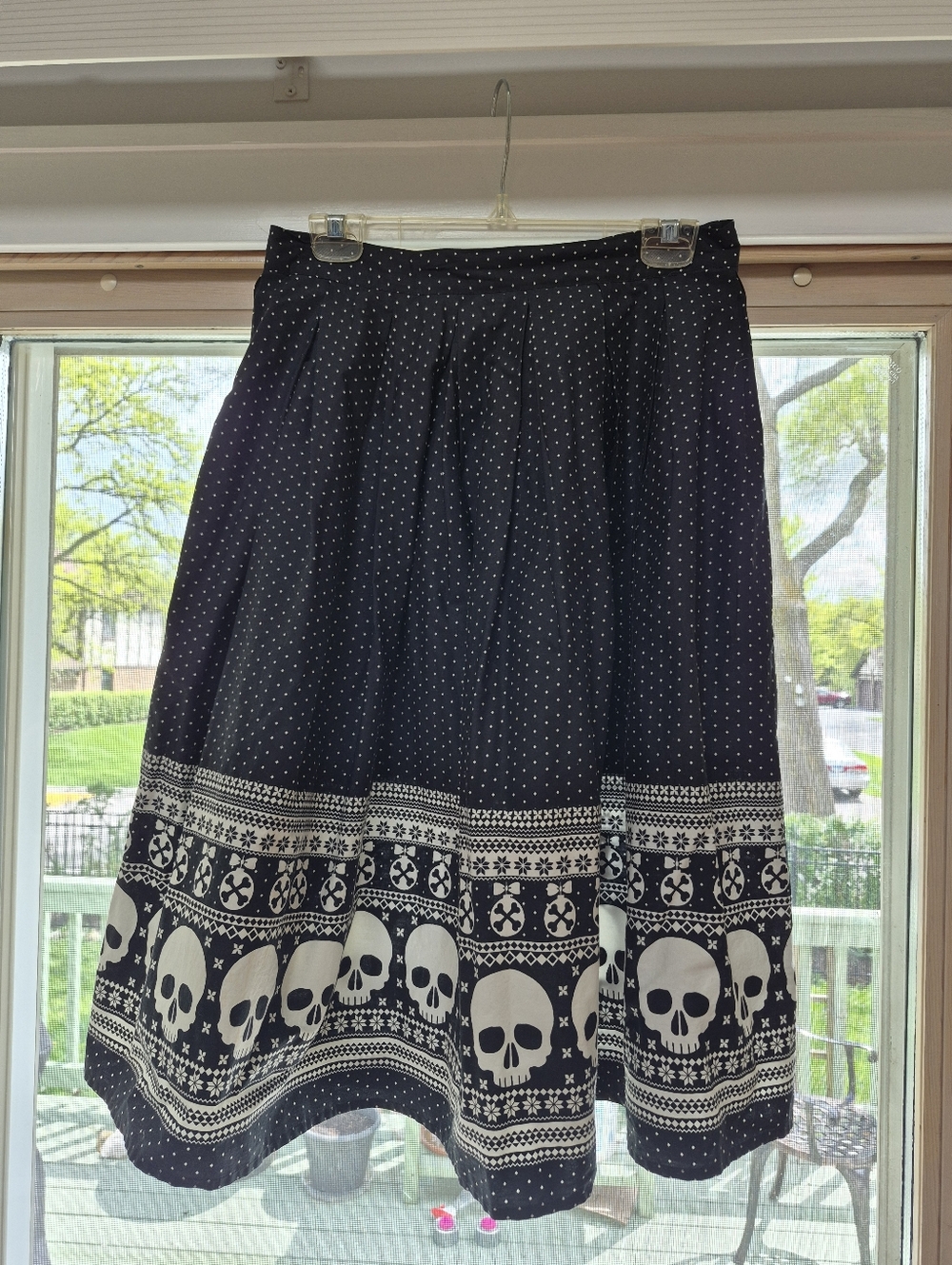 Medium Hell Bunny For Modcloth Skull Skirt